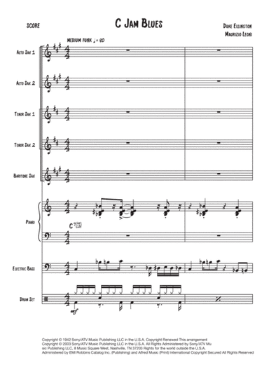 C-jam Blues (arr. Maurizio Leoni)