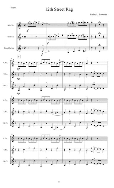 12th Street Rag (arr. Cristian Gomez)
