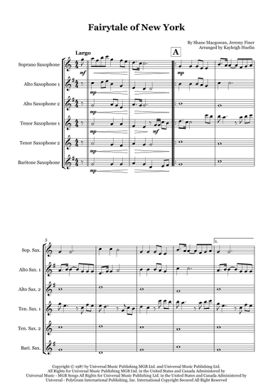 Fairytale Of New York (arr. Kayleigh Huelin)