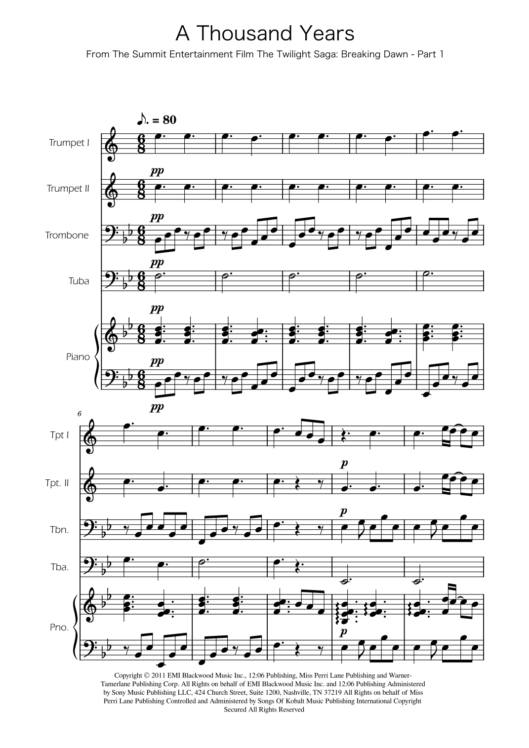 A Thousand Years (arr. Ygor Nunes)