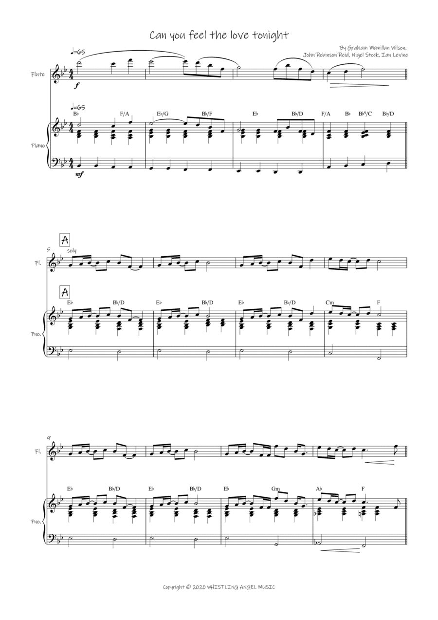 Can You Feel The Love Tonight (arr. Vinicius Louzada)