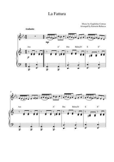 La Fattura (arr. Kaiserin Rebecca)