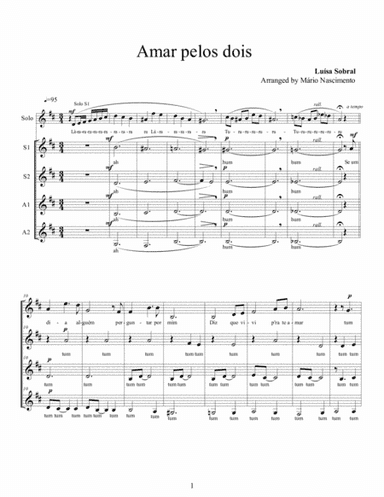 Amar Pelos Dois (arr. Mário Nascimento)