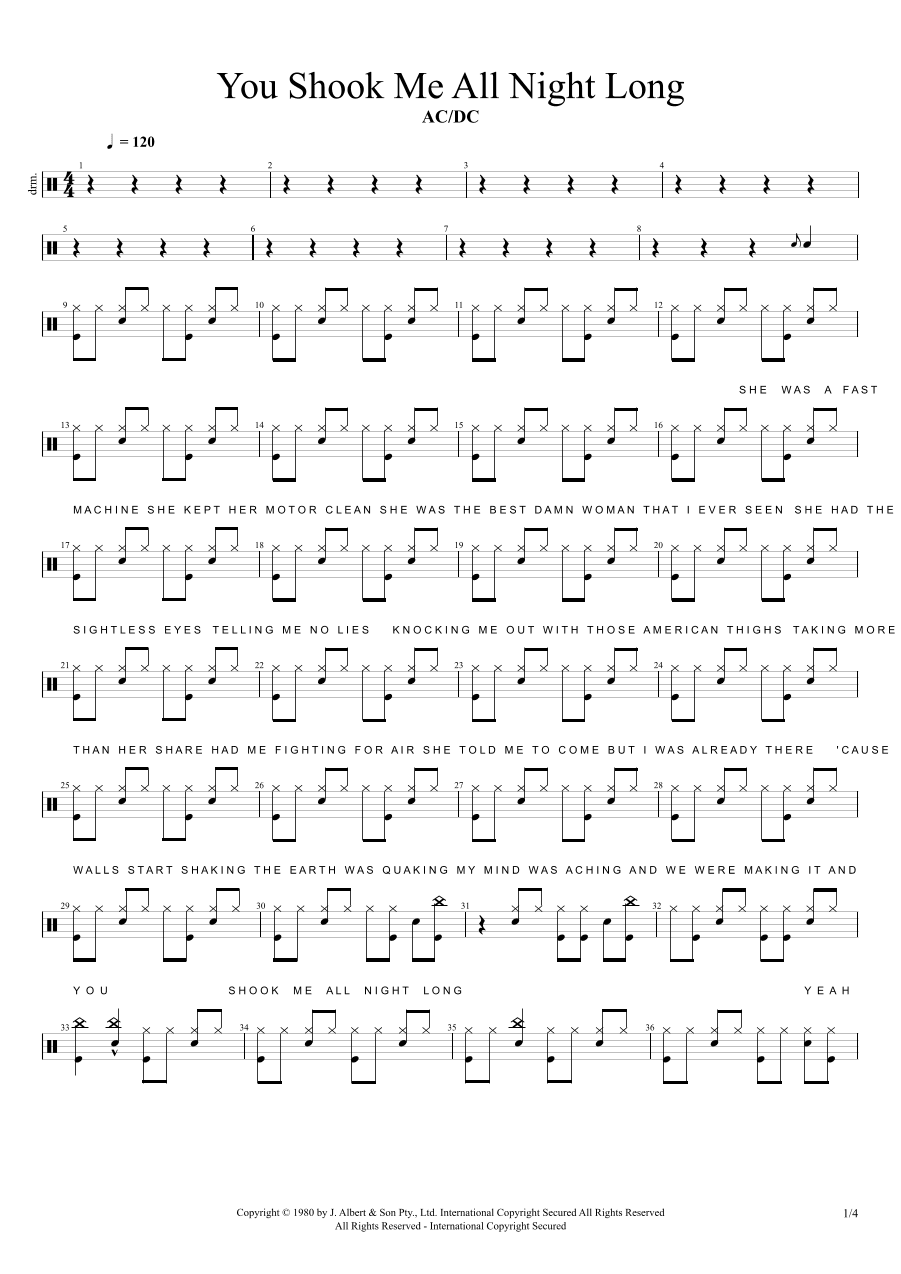 You Shook Me All Night Long (arr. Cyril Mayer)