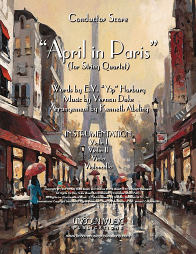 April In Paris (arr. Kenneth Abeling)