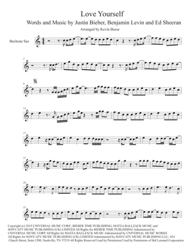 Love Yourself (arr. Kevin Busse)
