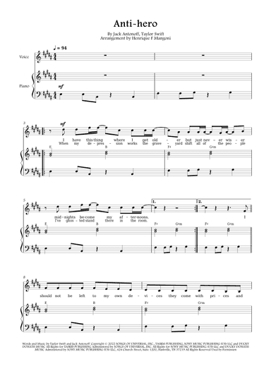 Anti-hero (arr. Henrique F Mangoni)