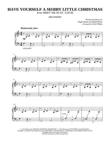 Have Yourself A Merry Little Christmas  from MEET ME IN ST. LOUIS (arr. Mark Phillips)