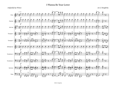 I Wanna Be Your Lover (arr. J. Daughrity)