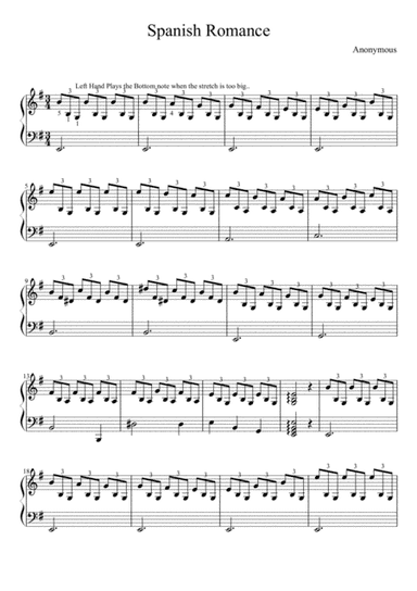 Spanish Romance (arr. Michael Pasikov)