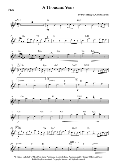 A Thousand Years (arr. Vinicius Louzada)