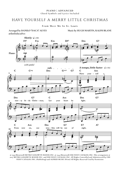 Have Yourself A Merry Little Christmas (arr. Danilo "Daca" Alves)