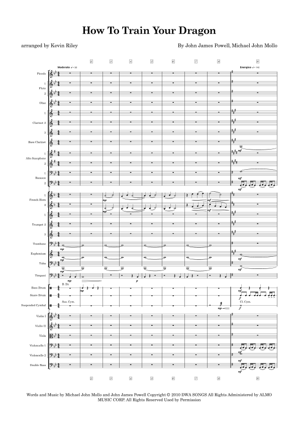 How To Train Your Dragon (arr. Kevin Riley)