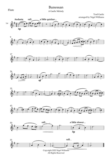 Bunessan, a Gaelic Melody (arr. Nigel Williams)