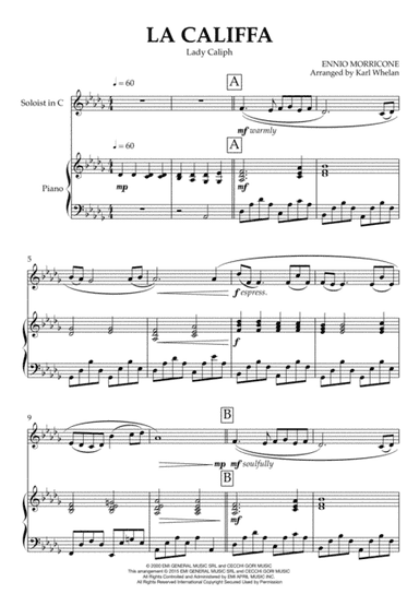 La Califfa (arr. Karl Whelan)