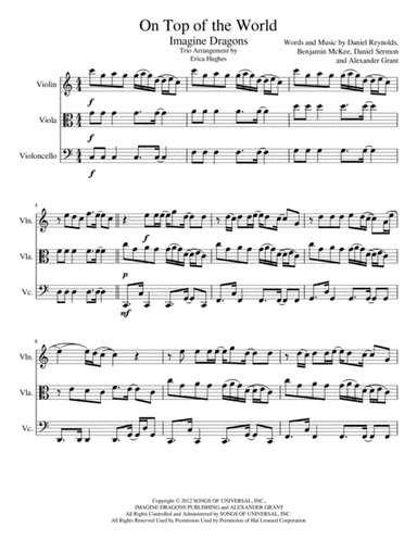 On Top Of The World (arr. Erica Ransbottom Holloway)