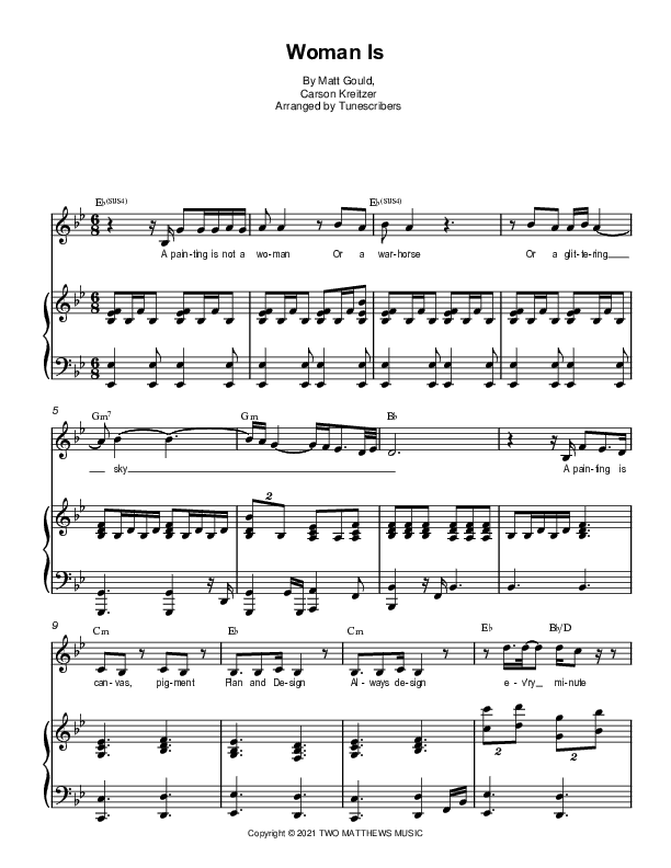 Woman Is (arr. Tunescribers)