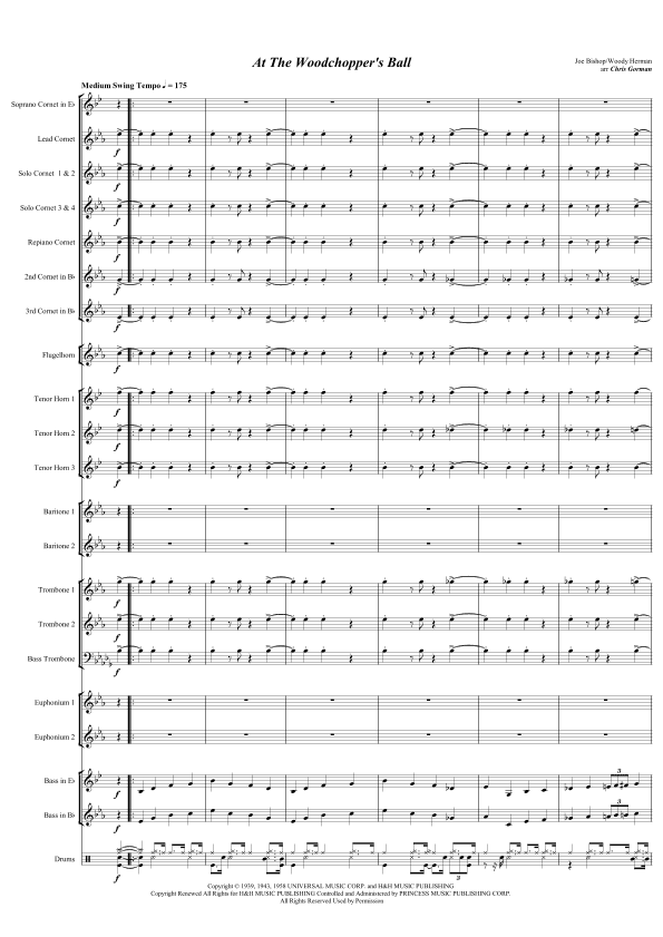 At The Woodchoppers Ball (arr. Chris Gorman)