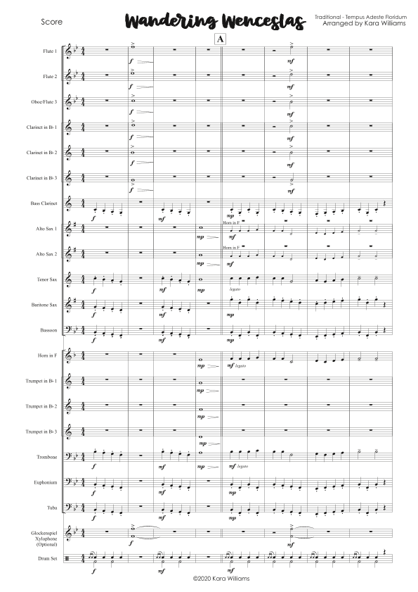 Wandering Wenceslas (Good King Wenceslas) (arr. Kara Williams)
