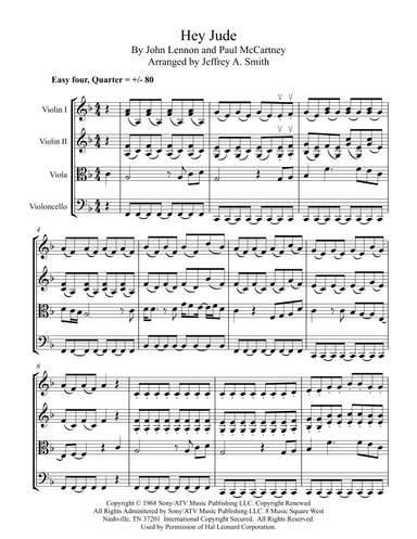 Hey Jude (arr. Jeffrey A. Smith)
