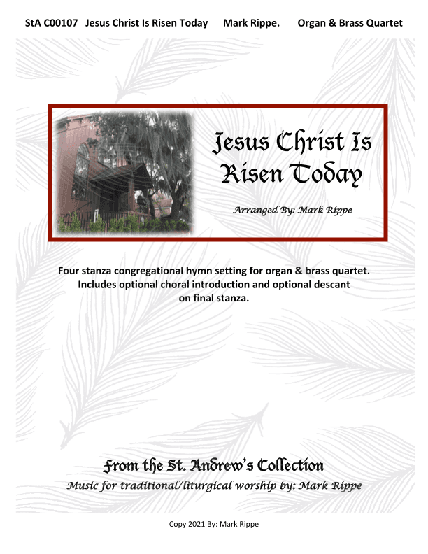 Jesus Christ Is Risen Today (StA H00107) (arr. Mark Rippe)