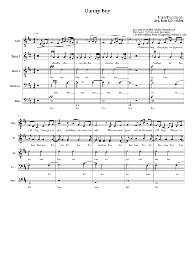 Danny Boy (arr. Ben Schneider)