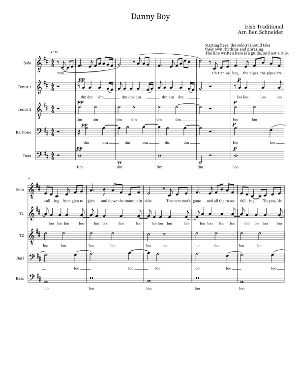 Danny Boy (arr. Ben Schneider)