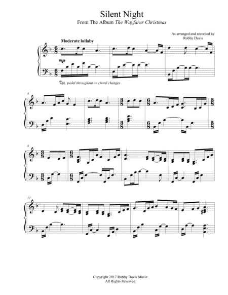 Silent Night (arr. Robby Davis Music)