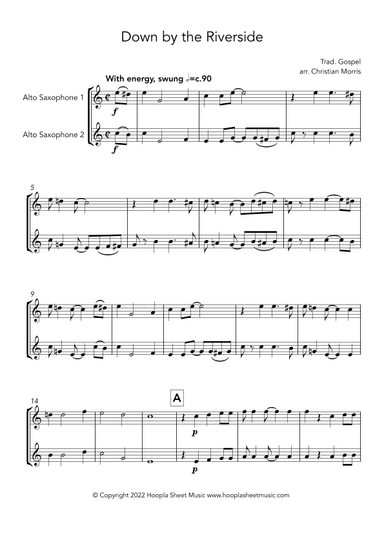 Down by the Riverside (arr. Christian Morris)