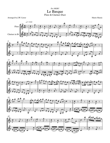 Le Basque (arr. J.W. Carter)