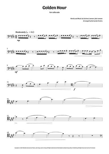 Golden Hour (arr. Bernardo Pereira)