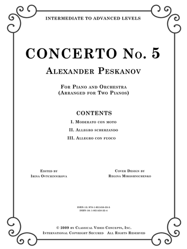 Concerto No. 5 for Piano and Orchestra (Second Edition)