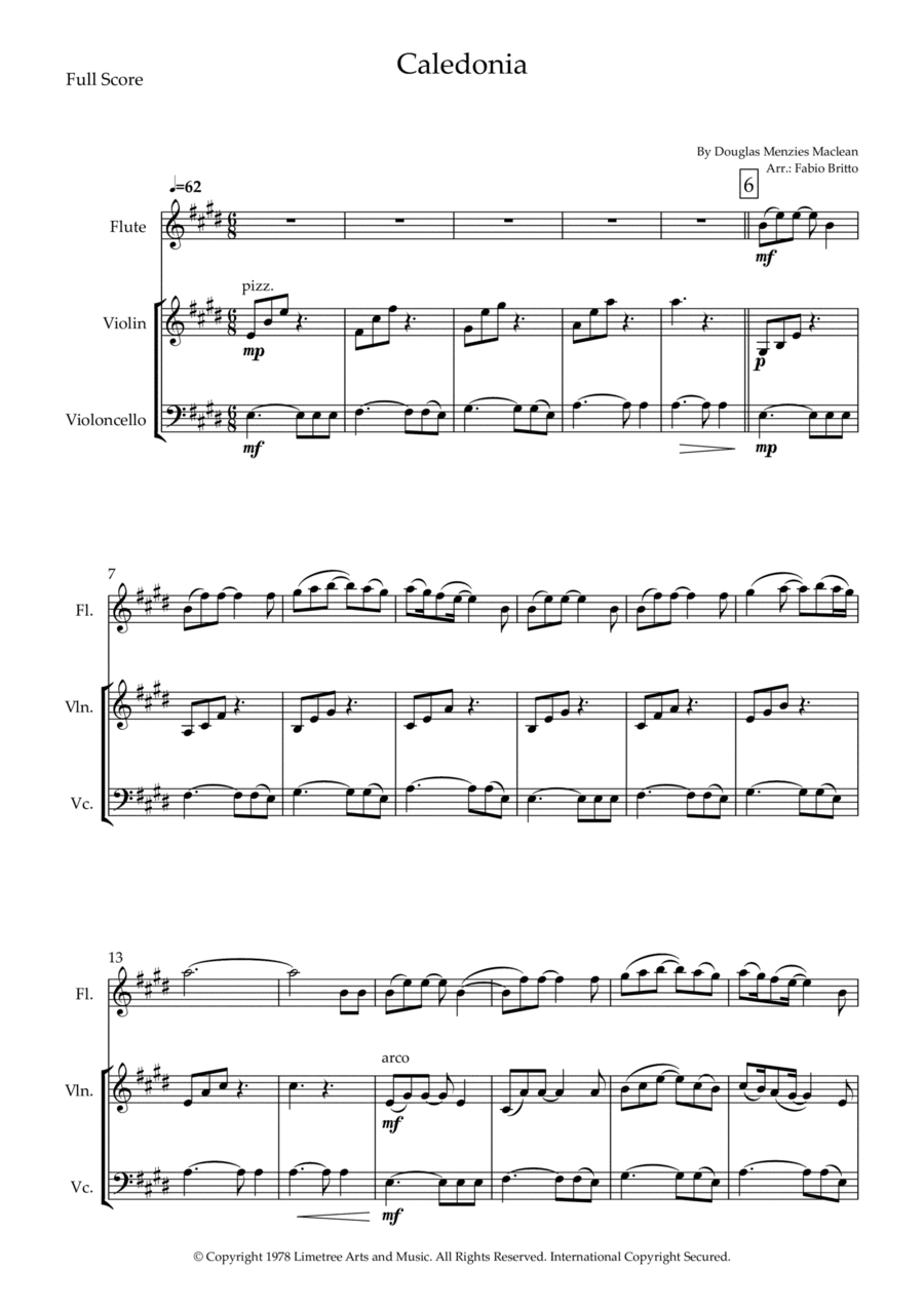 Caledonia (arr. Fabio Britto)