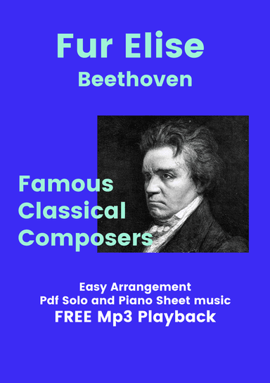 For Elise (Beethoven) + FREE Mp3 Playback + PDF Solo and Piano Parts (arr. Fabio Eduardo de Oliveira)