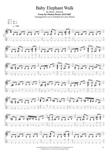 Baby Elephant Walk (arr. Larry Preece)