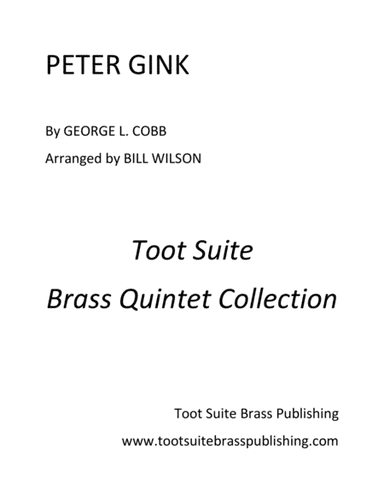 Peter Gink (arr. Bill Wilson)