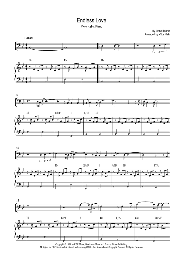 Endless Love (arr. Vitor Melo)