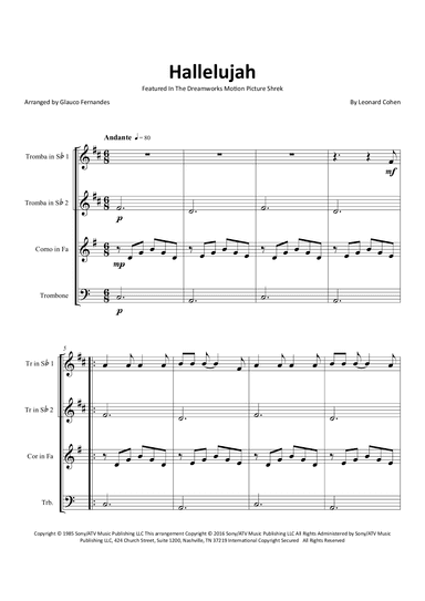 Hallelujah (arr. Glauco Fernandes)