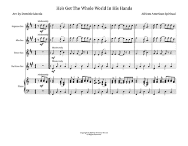 He's Got The Whole World In His Hands (arr. Dominic Meccia)