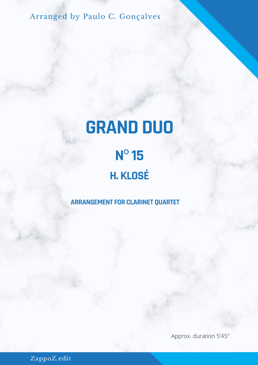 GRAND DUO Nº 15 - H. KLOSÉ (arr. Paulo C. Gonçalves)