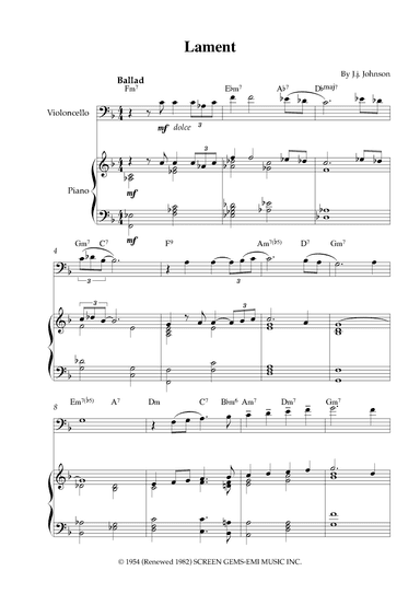 Lament (arr. Karen Gueiros)