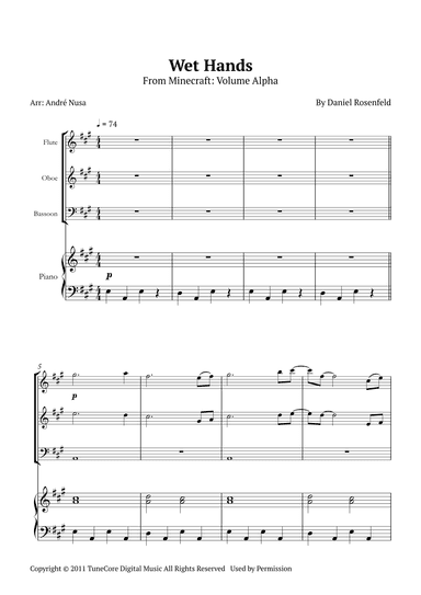 Wet Hands (arr. André Nusa)