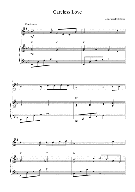 Careless Love (arr. Kaiserin Rebecca)