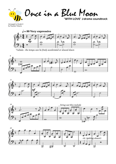 Once in A Blue Moon WIth Love (arr. HarmonyBeeBee)