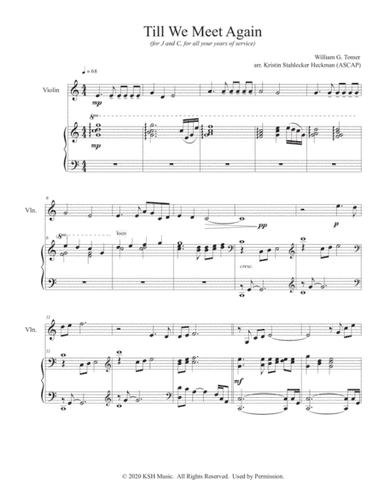 Till We Meet Again (arr. Kristin Stahlecker Heckman (ASCAP))