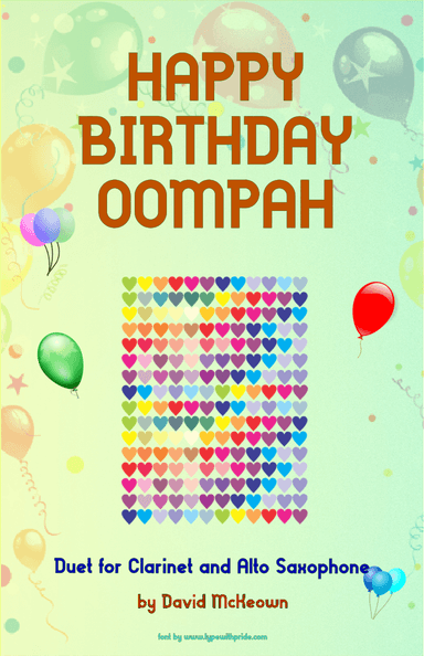 Happy Birthday Oompah, for Clarinet and Alto Saxophone Duet (arr. David McKeown)