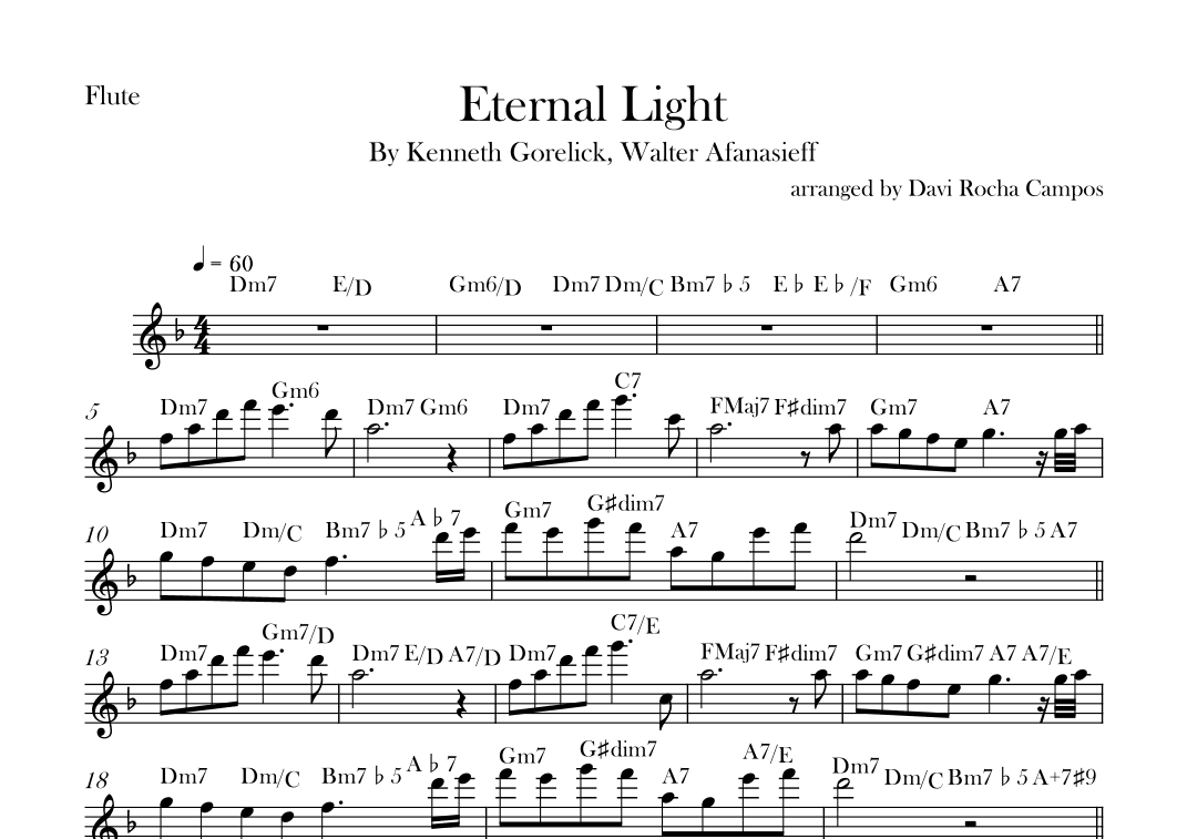 Eternal Light (arr. Davi Rocha Campos)