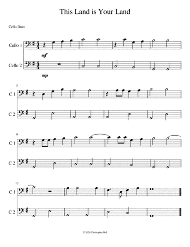 This Land Is Your Land (arr. Christopher Bell)