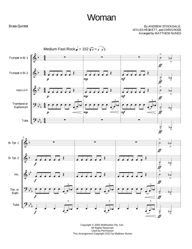Woman (arr. Matthew Nunes)