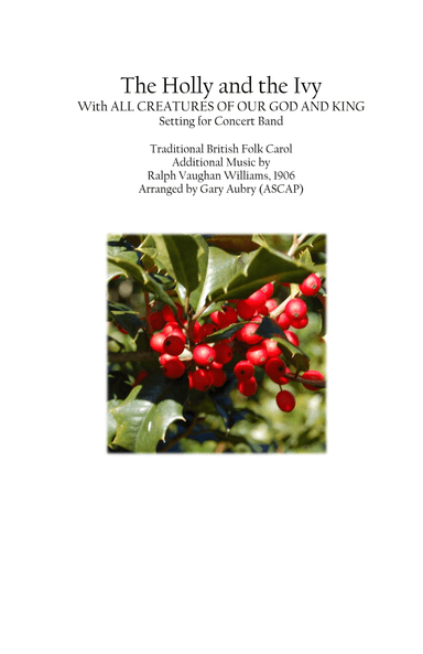 The Holly and the Ivy (arr. Gary Aubry)
